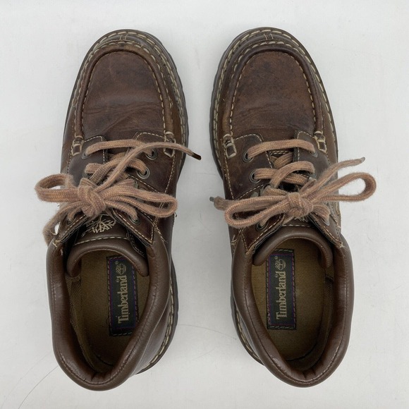 Vintage 1999 Timberland 83023 Retro Mt Oxfords Brown Leather Men\'s Size 8.5M main image 7